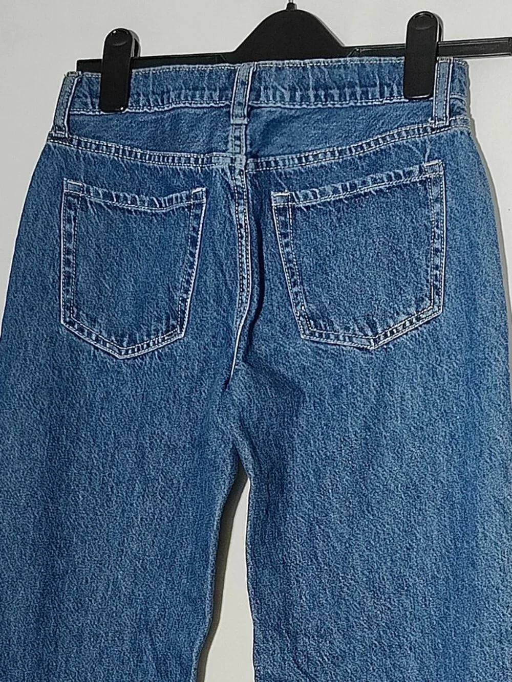 Gap Kids Teen Girls 18 Straight Leg Jeans Medium Wash Rhinestone Sparkle Denim